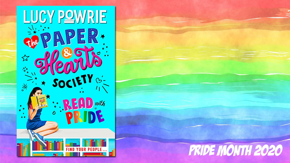 Pride Month Read with Pride, Background Image by Prawny from Pixabay, Cover Image Hachette Children's