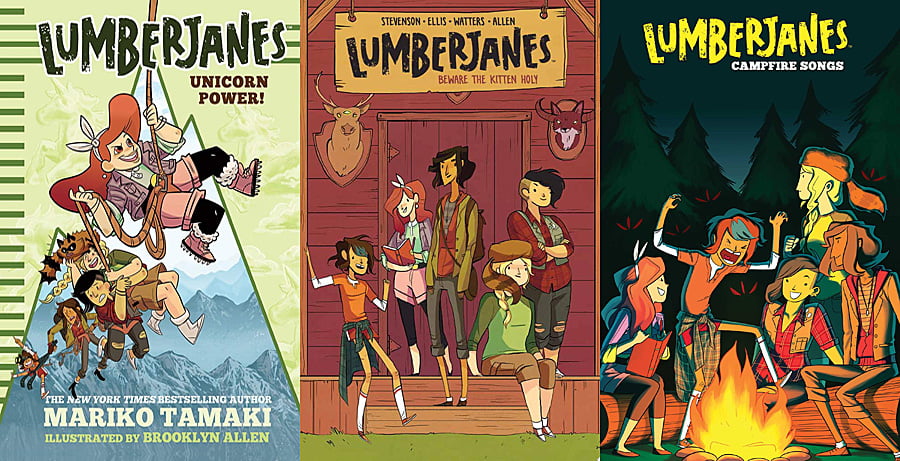 Lumberjanes Covers, Images Boom and Amulet Books