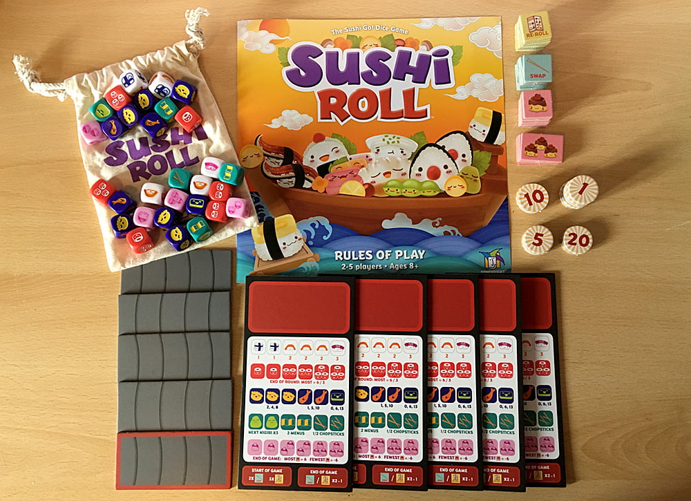 Sushi Roll Components, Image Sophie Brown