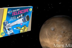 Build Your Own Cardboard Telescope, Box Image Build Your Own Kits, Mars Image NASA