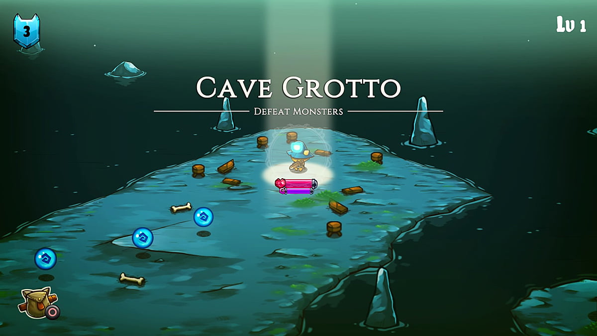 Entering a Cave Grotto early in the game, Image The Gentlebros