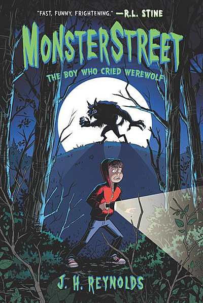 MonsterStreet 1, The Boy Who Cried Werewolf, Cover Image Katherine Tegen Books