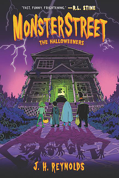 MonsterStreet 2, The Halloweeners, Cover Image Katherine Tegen Books