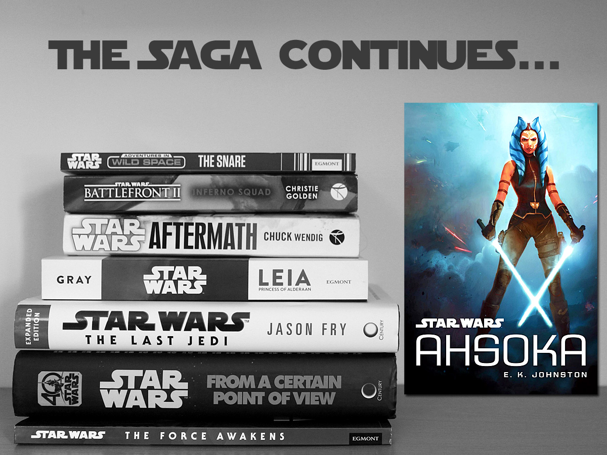 The Saga Continues, Ahsoka, Cover Image Disney Lucasfilm Press