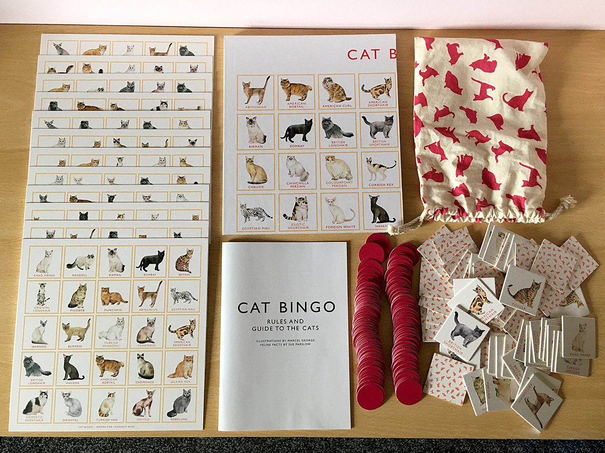 Cat Bingo Components, Image Sophie Brown