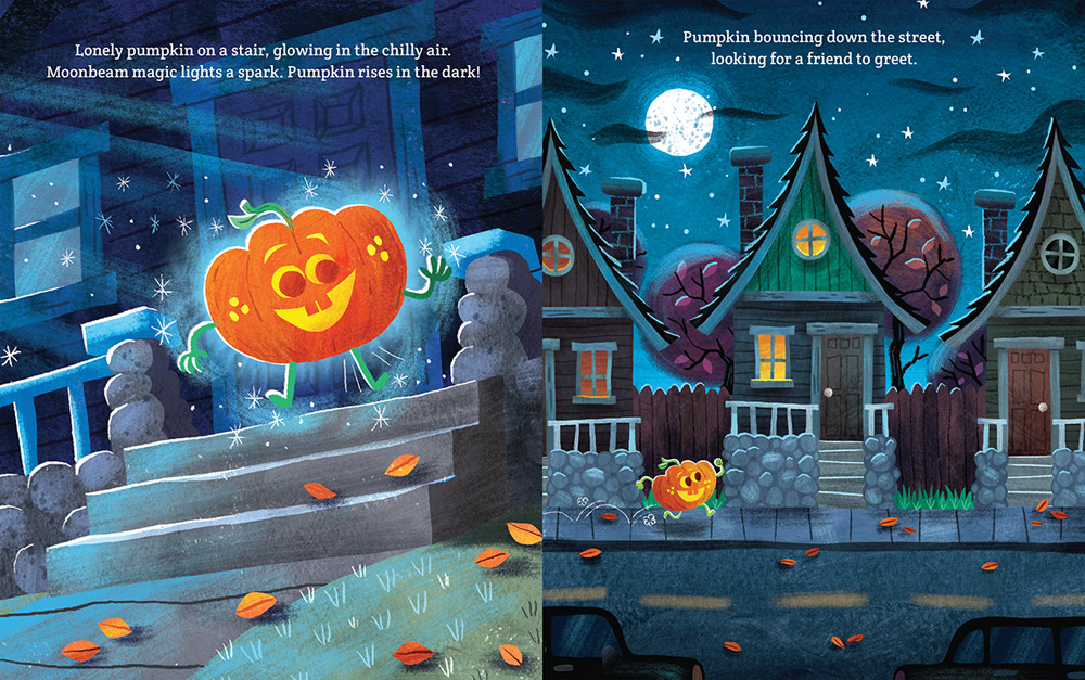 Pumpkin Magic Page Spread, Image Scholastic
