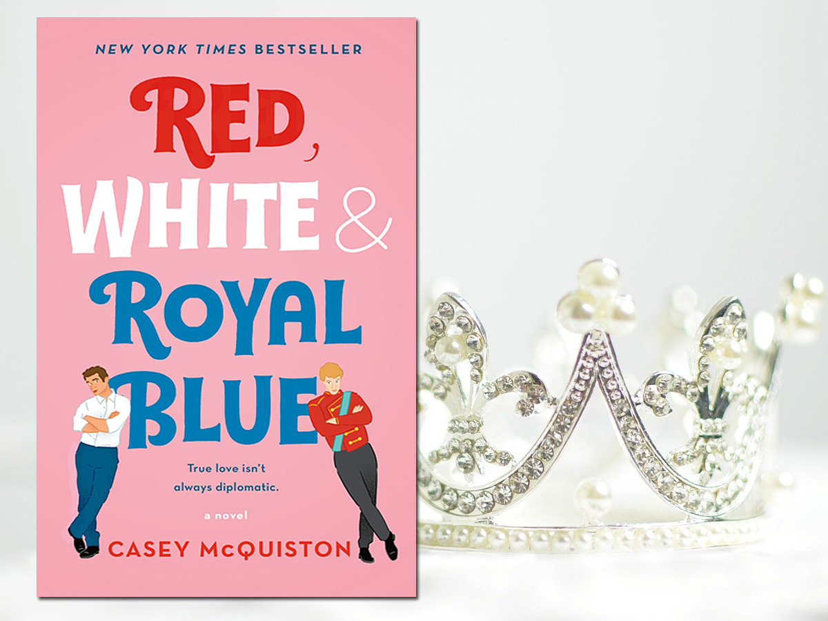 Red, White, and Royal Blue Cover by St Martin's Griffin, Background Image by Pexels from Pixabay