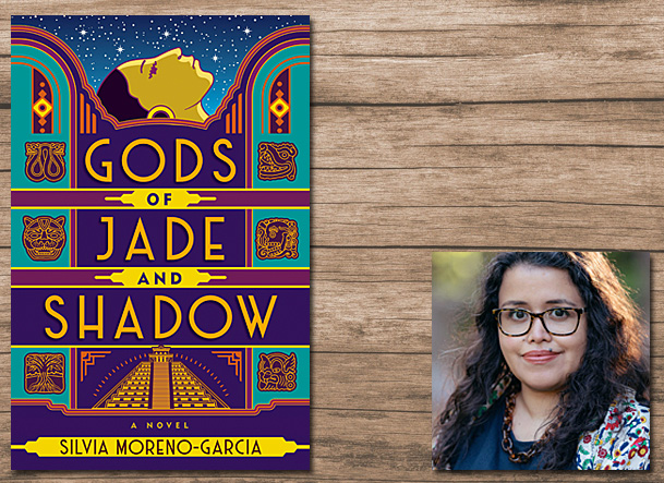 Gods of Jade and Shadow Cover Image Jo Fletcher Books, Author Image Silvia Morena-Garcia