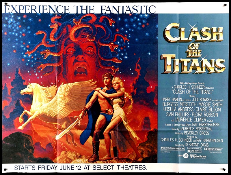 Original poster for Clash of the Titans