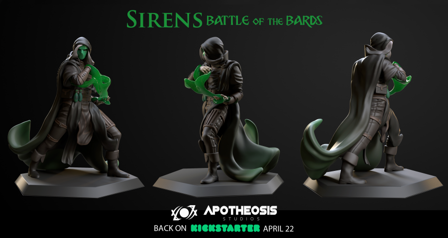 Sirens: Battle of the Bards Minis