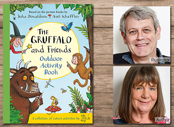 The Gruffalo and Friends Outdoor Activity Book Cover Image, Macmillan Children's Books