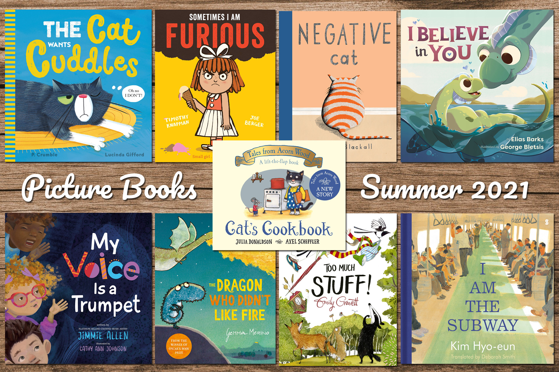 Picture Books Summer 2021, Cover Images as Below