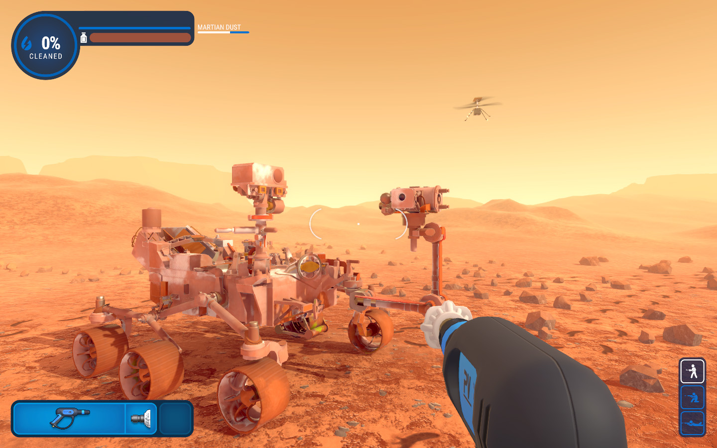 Cleaning the Mars Rover,Screenshot by Sophie Brown