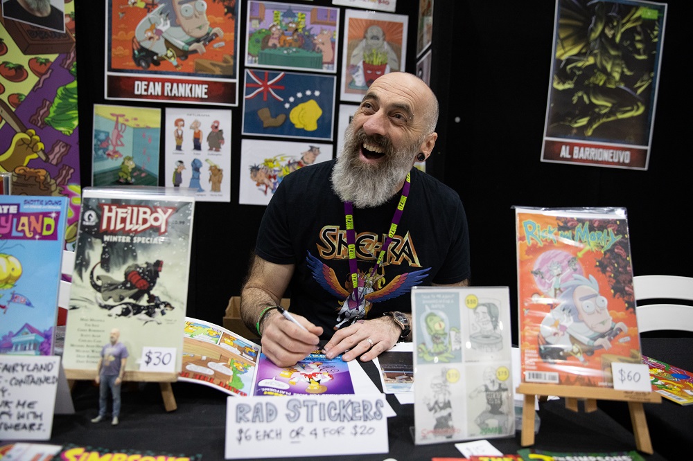 Image from Oz Comic-Con with Dean Rankine