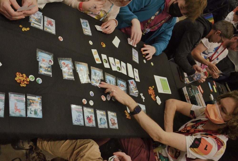 Image of The Bathhouse Card Game Prototype at PAX Aus 2022