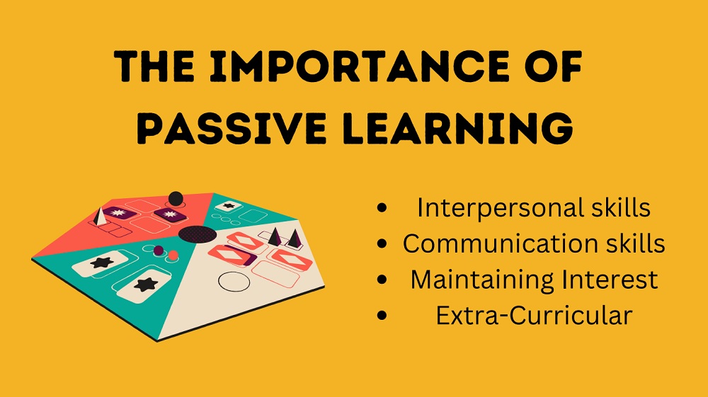 Slide from PAX Aus 2022 Panel Gameschooling about Passive Learning